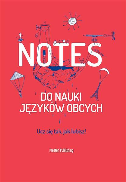 NOTES DO NAUKI JĘZYKÓW OBCYCH, CZERWONY