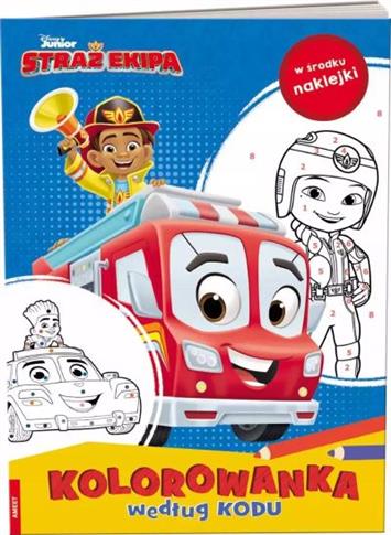 DISNEY STRAŻ EKIPA KOLOROWANKA WEDŁUG KODU KKO-910