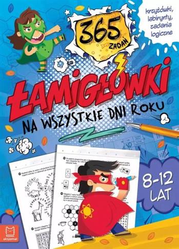 Łamigłówki na wszystkie dni roku. 365 zadań. Krzyż