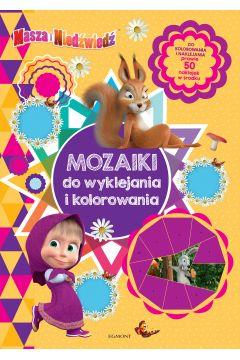 MOZAIKI DO WYKLEJANIA I KOLOROWANIA. MASZA I NIEDŹ