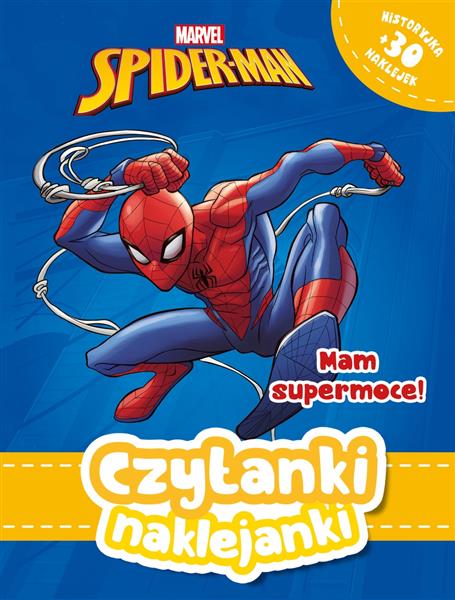 CZYTANKI NAKLEJANKI. MAM SUPERMOCE! MARVEL SPIDER-