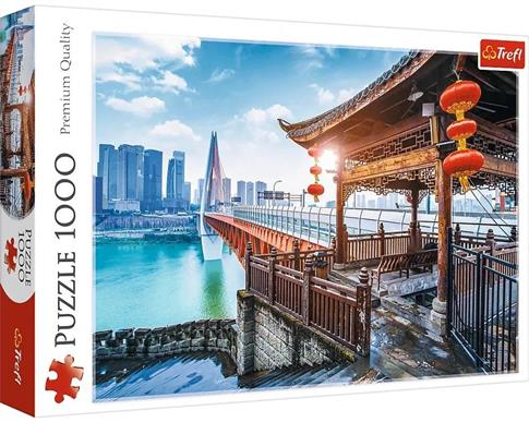 PUZZLE 1000 CHONGQING, CHINY TREFL