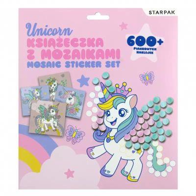 KSIAZECZKA Z MOZAIKAMI UNICORN STARPAK KOP 12/24