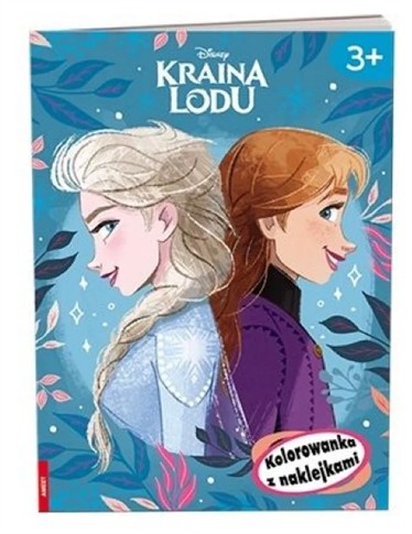 DISNEY KRAINA LODU KOLOROWANKA Z NAKLEJKAMI