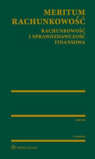 MERITUM RACHUNKOWOŚĆ. RACHUNKOWOŚĆ I SPRAWOZDA....