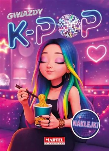 KSIĄŻECZKA Z NAKLEJKAMI. GWIAZDY K-POP