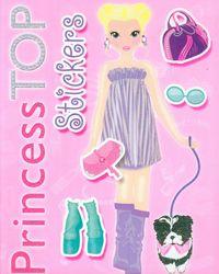 PRINCESS TOP STICKERS KOLOROWANKA Z NAKLEJKAMI