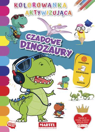 KOLOROWANKA AKTYWIZUJĄCA Z NAKLEJKAMI. CZADOWE DIN