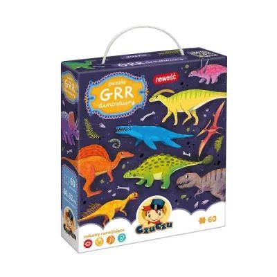 PUZZLE 60 ELEMENTÓW. CZUCZU. GRR DINOZAURY
