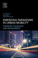 EMERGING PARADIGMS IN URBAN MOBILITY