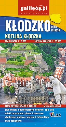 MAPA TURYSTYCZNA KOTLINA KŁODZKA I KŁODZKO PLAN...