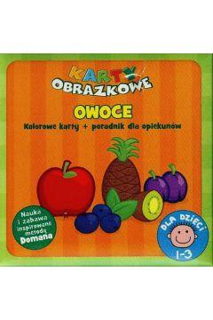 KARTY OBRAZKOWE DLA DZIECI OWOCE