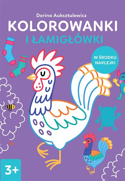 KOLOROWANKI I ŁAMIGŁÓWKI 3+