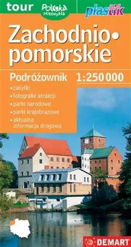 Zachodniopomorskie. Mapa w skali 1:250 000