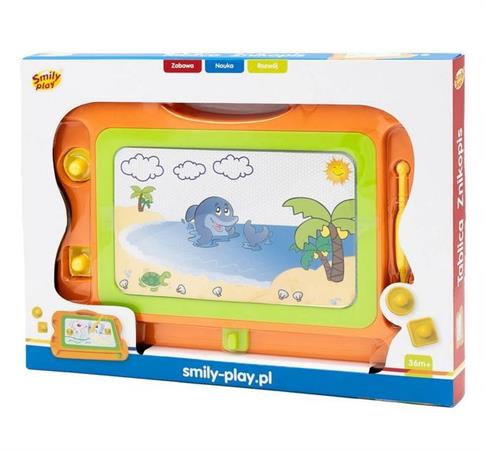 Smily Play, zabawka edukacyjna Tablica znikopis
