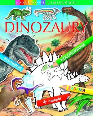 DINOZAURY. NAKLEJKOWE ŁAMIGŁÓWKI