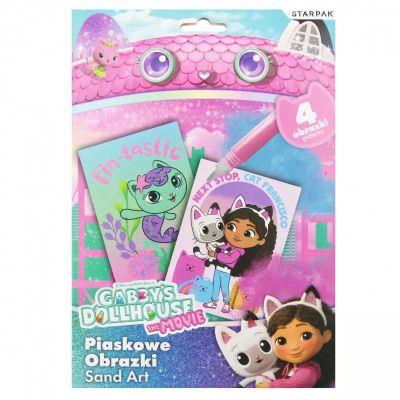 ZESTAW KREATYNY PIASKOWE OBRAZKI GABBY S DOLLHOUSE