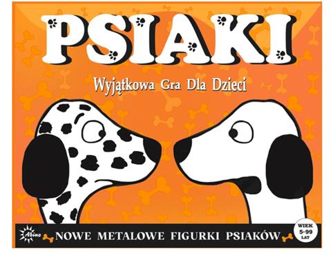 GRA PLANSZOWA PSIAKI METALOWE FIGURKI