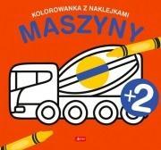 KOLOROWANKA Z NAKLEJKAMI. MASZYNY