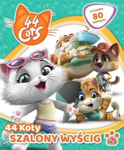 44 CATS. KSIĄŻKA ACTIVITY CZ 2 SZALONY WYŚCIG