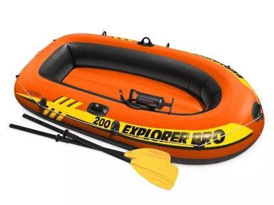 Intex, Ponton EXPLORER 200 PRO, pomarańczowy