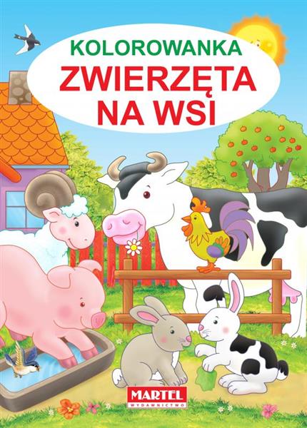 Kolorowanka. Zwierzęta na wsi