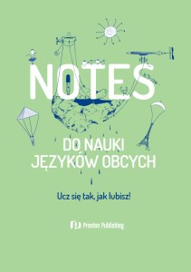Notes do nauki języków obcych (pistacjowy)
