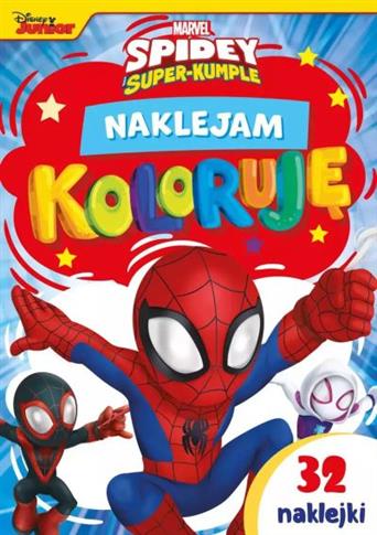 NAKLEJAM I KOLORUJĘ. MARVEL SPIDEY I SUPER-KUMPLE