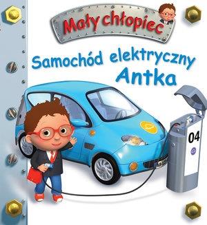 SAMOCHÓD ELEKTRYCZNY ANTKA. MAŁY CHŁOPIEC