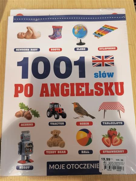 PAKIET KSIĄŻEK 1001 SŁÓW PO ANGIELSKU