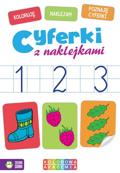 KOLOROWA AKADEMIA. CYFERKI Z NAKLEJKAMI