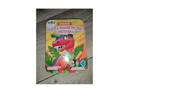 PUZZLE MAGNETYCZNE UBIERANKA DINOZAUR