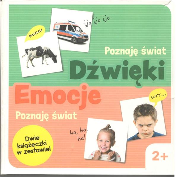 PAKIET KSIĄŻECZKA POZNAJĘ ŚWIAT DŹWIĘKI / KSIĄŻECZ
