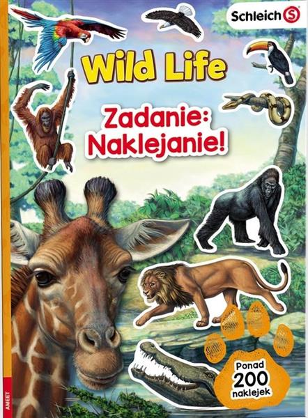SCHLEICH WILD LIFE.  ZADANIE: NAKLEJANIE!