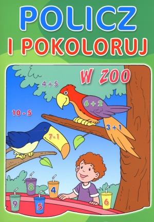 Policz i pokoloruj - W zoo