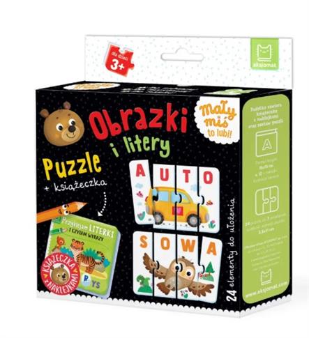 OBRAZKI I LITERY. PUZZLE + KSIĄŻECZKA