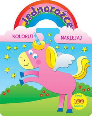 JEDNOROŻCE KOLORUJ NAKLEJAJ