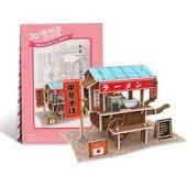 PUZZLE 3D DOMKI ŚWIATA JAPONIA RAMEN CART CUBICFUN