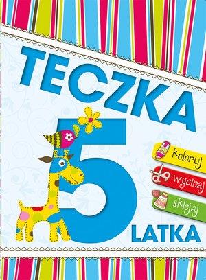 TECZKA 5 LATKA. KOLORUJ, WYCINAJ, SKLEJAJ