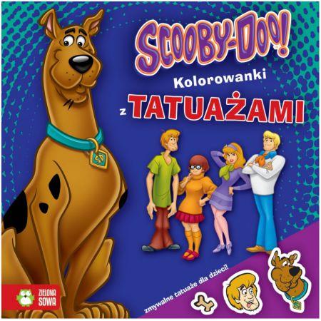 SCOOBY DOO KOLOROWANKA Z TATUAŻAMI