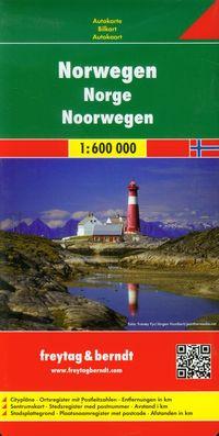 NORWEGIA MAPA 1:600 000