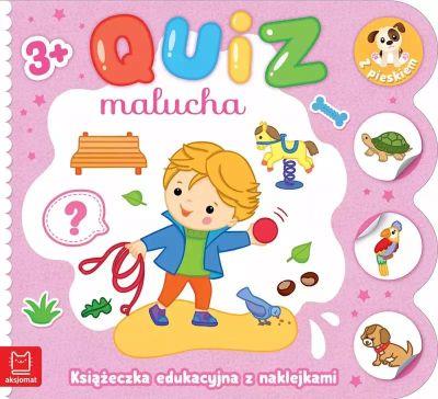 Quiz malucha. Książeczka edukacyjna z naklejkami z