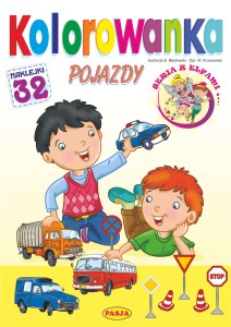 Pojazdy. Kolorowanka. Seria z elfami
