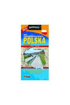 POLSKA - MAPA LAMINOWANA