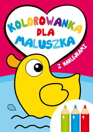 KOLOROWANKA DLA MALUSZKA Z NAKLEJKAMI