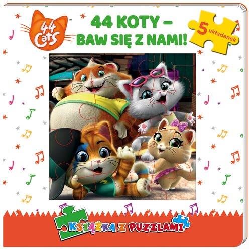 44 CATS. KSIĄŻKA Z PUZZLAMI CZ.1 BAW SIĘ Z NAMI!
