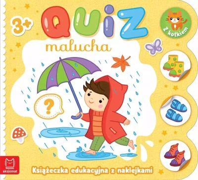 Quiz malucha. Książeczka edukacyjna z naklejkami z