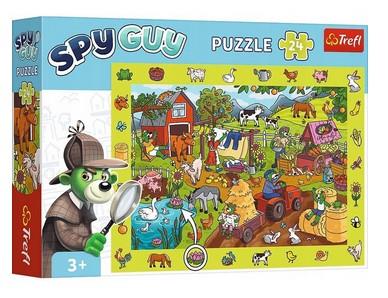 PUZZLE 24EL. OBSERWACYJNE - SPY GUY - FARMA - RODZ
