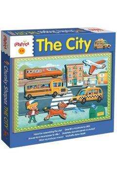 PUZZLE LUDATTICA CHUNKY SHAPES MIASTO