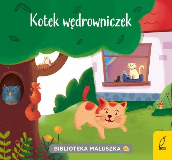 BIBLIOTEKA MALUSZKA. KOTEK WĘDROWNICZEK